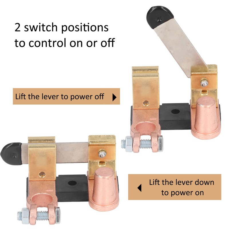 Knife Blade Master Switch , Heavy Duty Top Post Battery