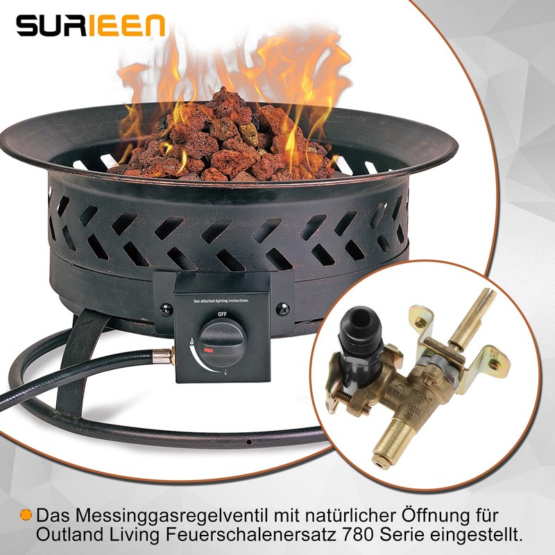 SURIEEN Natural Gas Conversion Control Valve Kit Replacement Repair Valve