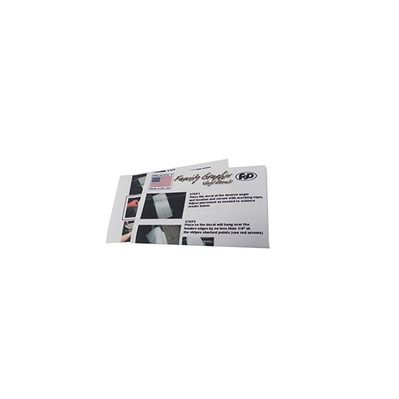 FGD Fender Hash Stripe Graphics Decal Sticker Set Universal Fits