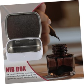 Operitacx Pack of 6 Storage Boxes Storage Boxes Jewellery Boxes Container Stationery Holder for Students Storage Case for Stationery Portable Feather School Supplies, As Shown, briefcase