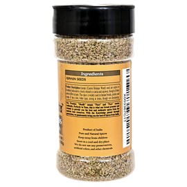 Shudh India Ajwain Seeds (Carom Bishops Weed) Spice Whole ~ All Natural | Vegan | Gluten Friendly | NON-GMO | Indian Origin