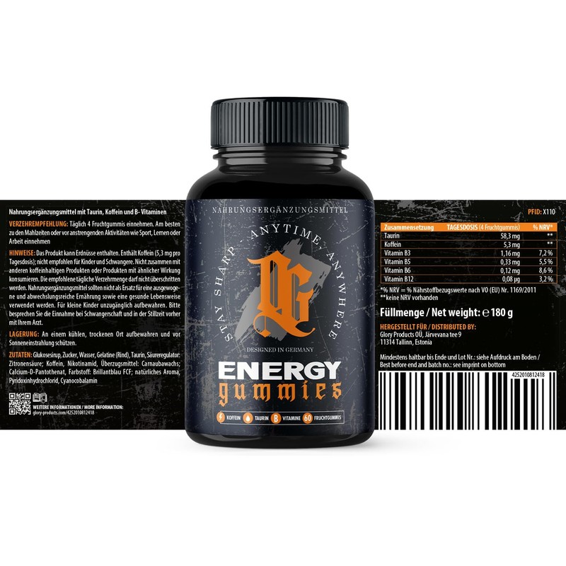 OG Energy Gummies | Achieve Your Goal | Easy to