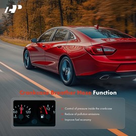 A-Premium Engine Crankcase Breather Hose Compatible with Toyota Tacoma 2005-2023, 4Runner 2010, 2.7L 4.0L