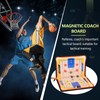 flintronic Basketball Tactical Board, Basketball Tactical Board, Foldable Trainer Folder,