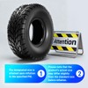 TRIBLE SIX 25x10-12 ATV/UTV Tires, 25x10x12 All-Terrain Tires, Set of