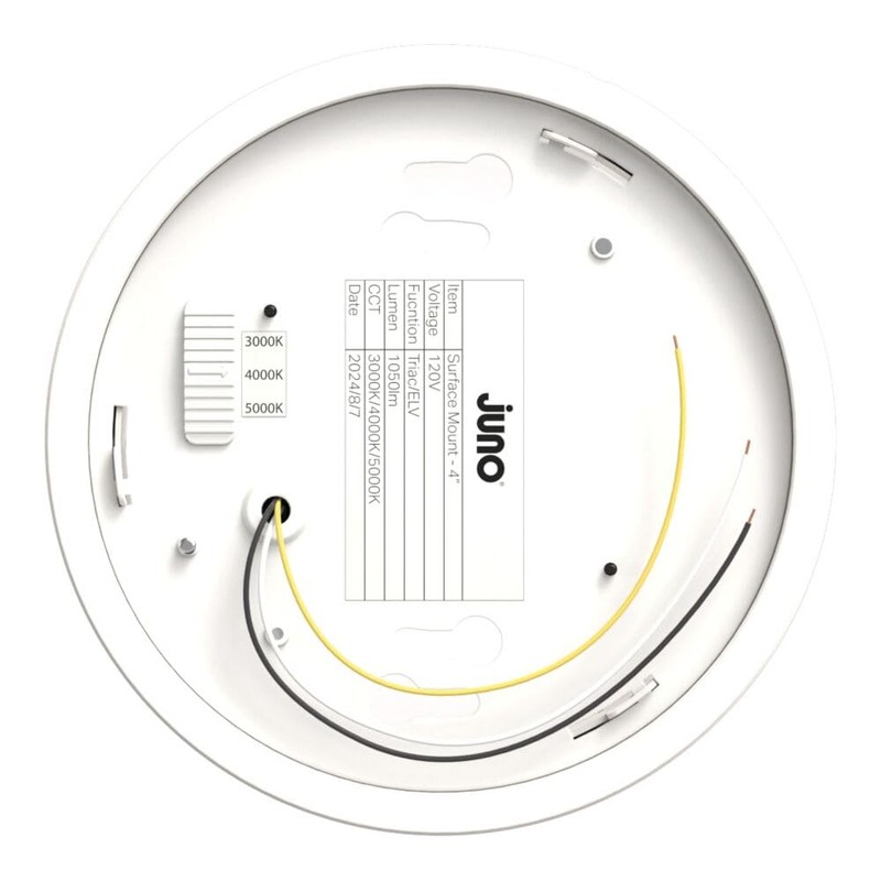 Juno Slim Basics 4 Inch LED Ceiling Light, Low Profile