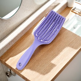 Hair Brush - Hair Brush for Blow Drying with for Faster Blow Drying - Professional Curved & Vented Hair Brush for Wet, Dry, Curly, Thick, and Straight Hair