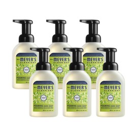 MRS. MEYER'S CLEAN DAY Mrs. Meyer's Foaming Hand Soap, Lemon Verbena,10 fl oz (Pack of 6)