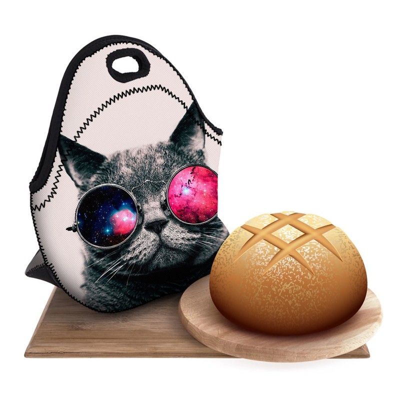 Insulated Neoprene Lunch Bag for Women,Men and Kids, Reusable Soft