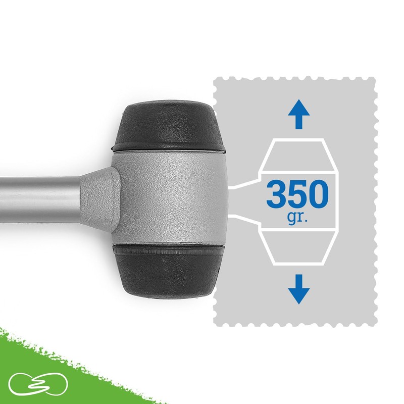 Moscatelli Multi-Purpose Camping Hammer, Robust and Ergonomic with Hook for