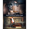 Anylight LED Rechargeable Work Light with Clamp,1600LM Magnetic Clip Work