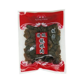 Spring Farm Dried Special Grade Longan(Seedless) Dried Longan Dehydrated Longan, 5oz 龙眼肉