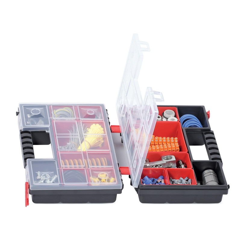 MIVOS Double-sided Portable Tool Box, 287 x 186 x 100
