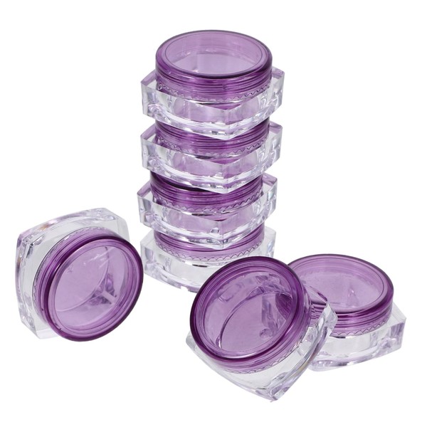 SAFIGLE pcs Empty Cream Jars Lightweight Containers with Lids for