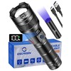 ESGREEN LED Taschenlampe Extrem Hell 500000 Lumens Lange Reichweite, USB