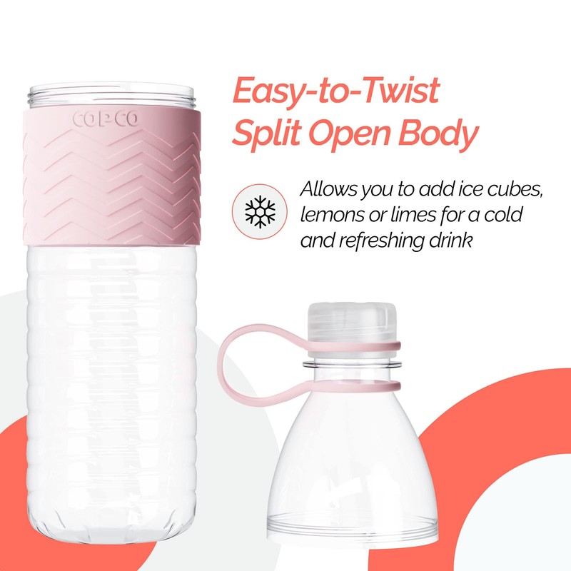 Copco Hydra 20 oz Tritan Water Bottle with Leak-Proof Lid
