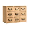 KIRIGEN Wood Drawer Organizer Desktop Storage Cabinet Box Drawers for