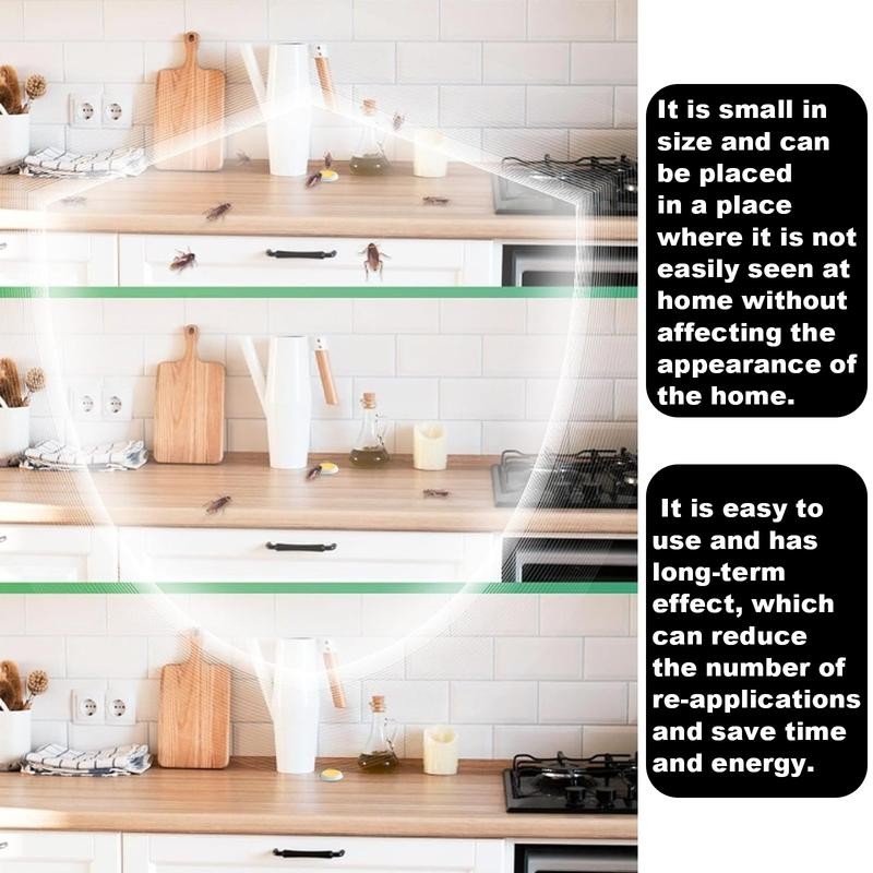 Effective cockroach snipers, safe home solutions - quantity: 2 pcs
