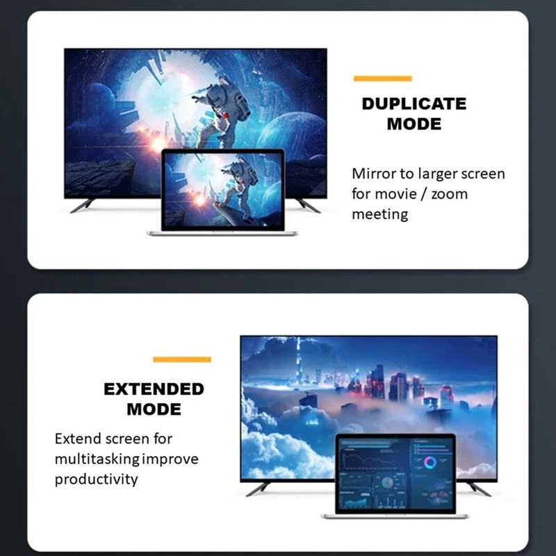 AYMBH 8K DisplayPort Female to Male Adapter - DP 1.4