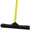 Original Indoor Pet Hair Rubber Broom with Carpet Rake and