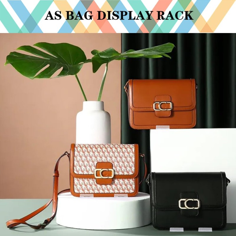 LUOLIPEYA 20 Sets Acrylic Plate Stands, Adjustable Display Holder Stands