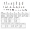 460Pcs Hex Socket Screws Kit 304 Stainless Steel Screw Nuts