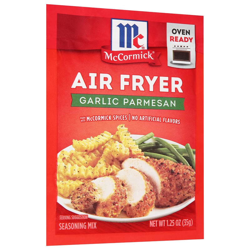 McCormick Air Fryer Garlic Parmesan Seasoning Mix, 1.25 oz (Pack