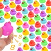 Maliweg 54-Pack Mini Ducks, Mini Colorful Rubber Duckies Bath Toy