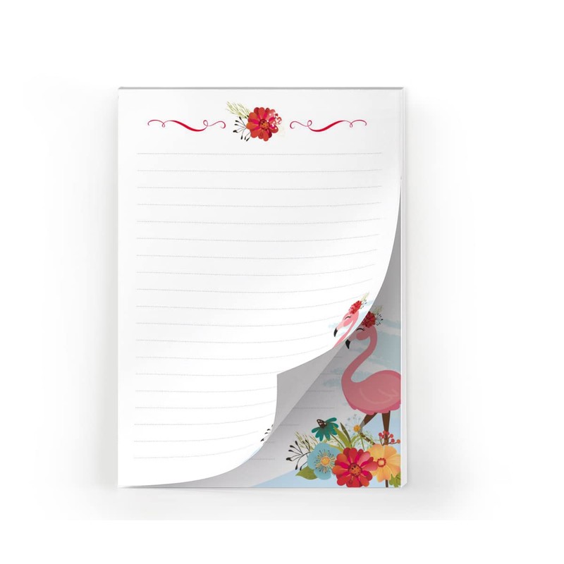 Stationery Set for Girls Flamingo Letter Pad with Envelope for