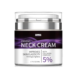 Neck Firming Cream with 5% Collagen Complex Tightening Lifting Sagging Skin Rejuvenating Moisturising Reducing Fine Lines Double Chin Reducer Cream 50ml