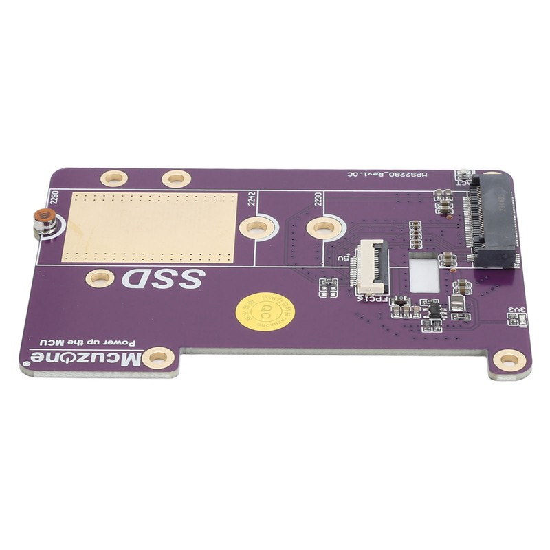 SSD Expansion Board for RPi 5 Support PCIE X1 and
