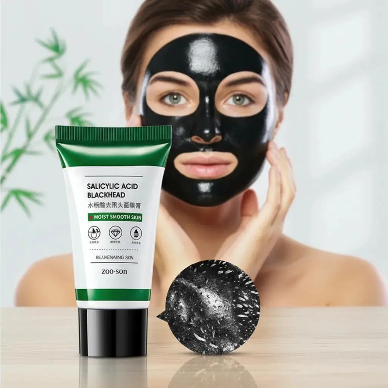 Mascarilla Negra Facial Bambu Elimina Puntos Negros Nariz 30 g