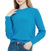 Urban CoCo Women's Solid Long Sleeve Crew Neck Knitted Pullover