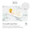 ZCCZ White Bathroom Accessories Set 6 Pieces - Toothbrush Holder,