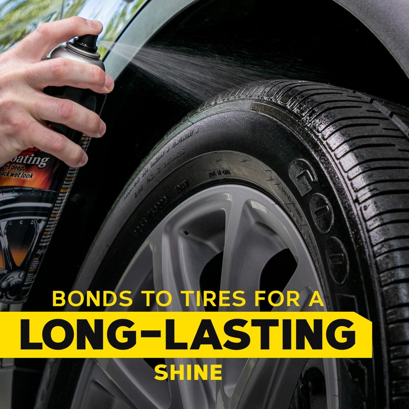 Meguiar's Hot Shine High Gloss Tire Coating - Get Long-Lasting