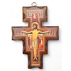 Wooden Wall Crucifix San Damiano Made in Umbria Italy 15