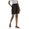 Briggs New York Womens Pull On Linen Blend Casual Shorts,