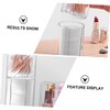 STOBAZA 2pcs Double Layer Cotton Swab Container Gauze Swabs Box