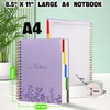 Spiral Notebook Journal, 120GSM Thick Coil Notebooks for Work, School,