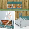 3 Compartments Chicken Nesting Boxes, Metal Nesting Box for Chickens