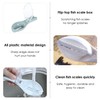 3 Pieces Fish Scale Scraper, 3 Hooks, Fish Scale Remover,