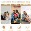 Discreet Lockable Adult Toy Bag Storage Organizer,15.8"x11.8"x8.3" Storage Toy Box
