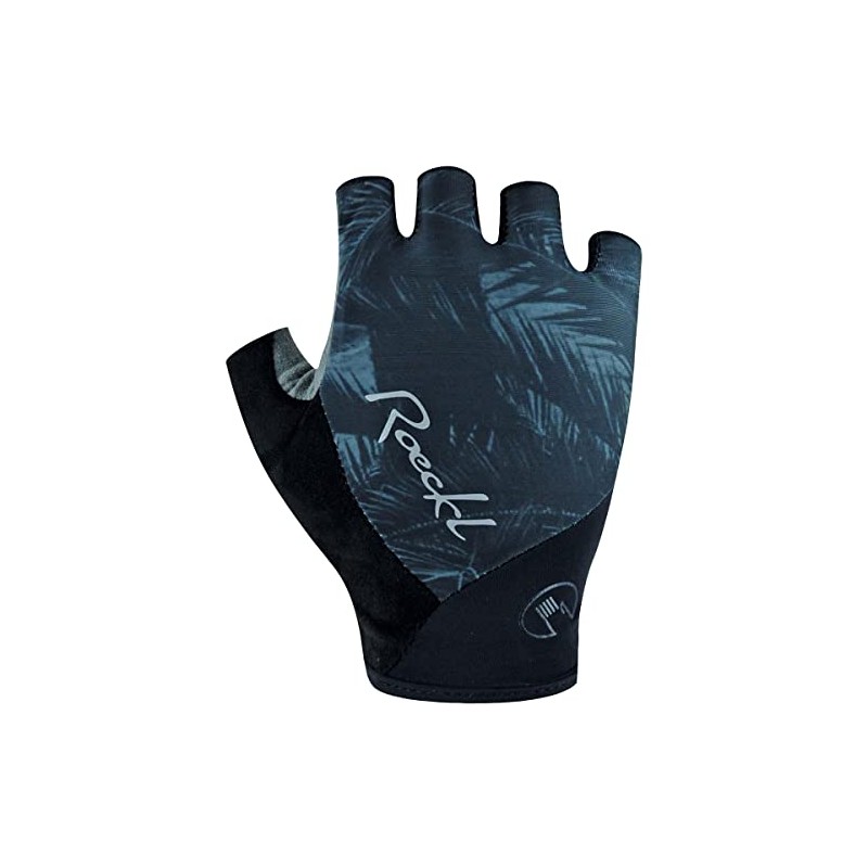 Roeckl Danis Women's Cycling Gloves Short Black/Grey 2023: Size: 6