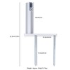 Portable Beach Umbrella Stake Heavy Duty Aluminium Alloy Sand Anchor