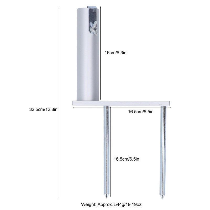 Portable Beach Umbrella Stake Heavy Duty Aluminium Alloy Sand Anchor