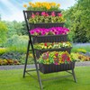 Homdox 5-Tier Elevated Garden Bed- Freestanding Vertical Raised Bed for