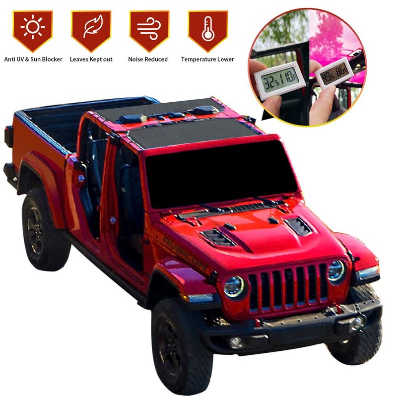 Shadeidea JT Sun Shade Top Sunshade Compatible with Jeep Gladiator