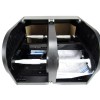 Compact Quad Vertical Four Roll Coreless Tissue Dispenser #56744A