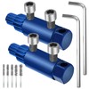 2PCS Broken Pipe Extractor Tool, Stripped Screw Extractor, Broken Faucet