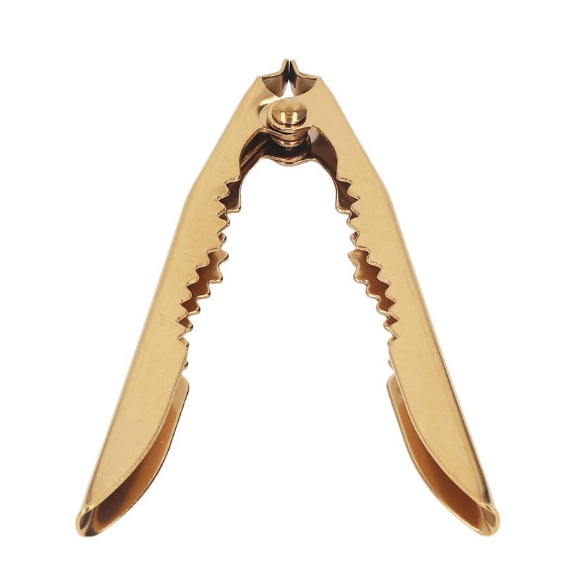 Jeanoko Gold Crab Cracker Non Slip Robust Stainless Steel Nutcracker